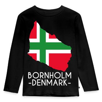 Bornholm Denmark - Kids' Premium Longsleeve Shirt - black - Front - AI Model Kid Male (0cm)