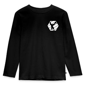 B-Boy Breakdance Street Art Dancer Breakdancer - Kids' Premium Longsleeve Shirt - black - Front - AI Model Kid Male (0cm)