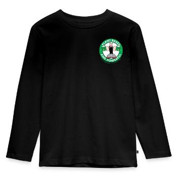 Popeye Plant Based And Powerful Spinach - T-shirt manches longues Premium Enfant - noir - Devant - AI Model Kid Male (0cm)