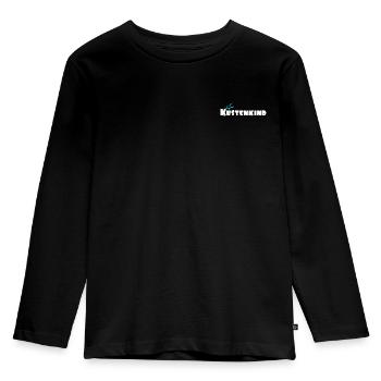 küstenkind - Kinder Premium Bio Langarmshirt - Schwarz - Vorne - AI Model Kid Male (0cm)