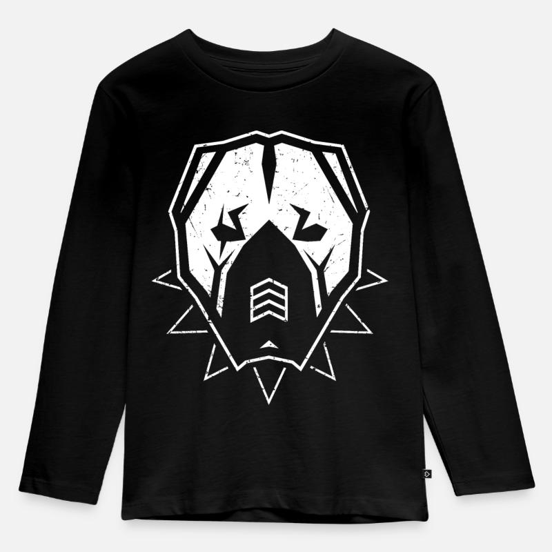 Kangal - Kinder Premium Bio Langarmshirt - Schwarz