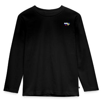 Drapeau de la Suède Russie - T-shirt manches longues Premium Enfant - noir - Devant - AI Model Kid Male (0cm)