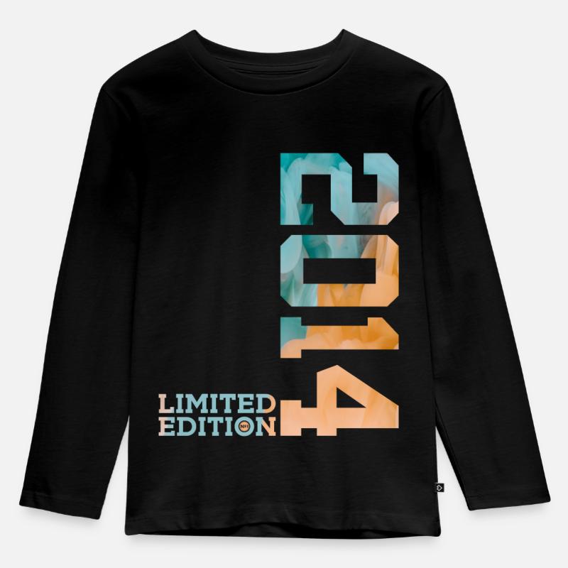 12. GEBURTSTAG LIMITED EDITION 2014 - Kinder Premium Bio Langarmshirt - Schwarz