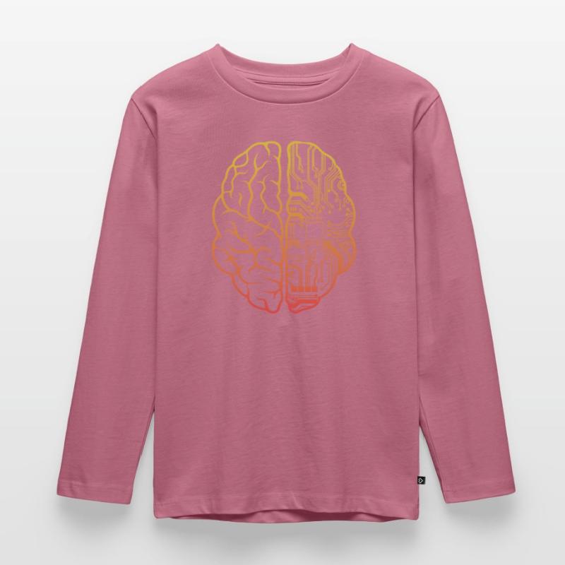 Programmer HTML - Developer Programming Brain Cool Kids' Premium Longsleeve Shirt