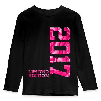 9E ANNIVERSAIRE ÉDITION LIMITÉE 2017 - T-shirt manches longues Premium Enfant - noir - Devant - AI Model Kid Male (0cm)
