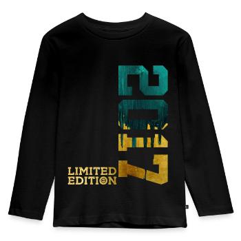9E ANNIVERSAIRE ÉDITION LIMITÉE 2017 - T-shirt manches longues Premium Enfant - noir - Devant - AI Model Kid Male (0cm)
