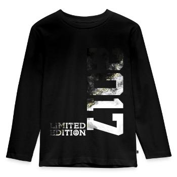 9E ANNIVERSAIRE ÉDITION LIMITÉE 2017 - T-shirt manches longues Premium Enfant - noir - Devant - AI Model Kid Male (0cm)