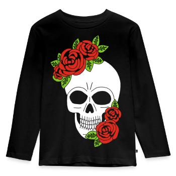 Renaissance - Kids' Premium Longsleeve Shirt - black - Front - AI Model Kid Male (0cm)