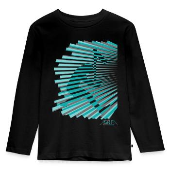 trottinette - T-shirt manches longues Premium Enfant - noir - Devant - AI Model Kid Male (0cm)