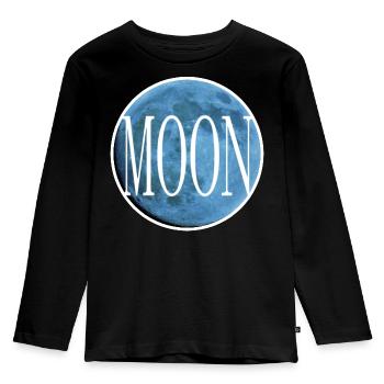 Inset - Sapphire  - Kids' Premium Longsleeve Shirt - black - Front - AI Model Kid Male (0cm)