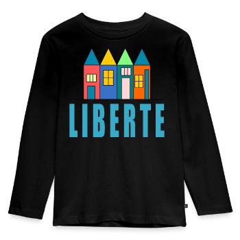 anniversaire. anniversaire décennie. humour. drôle - T-shirt manches longues Premium Enfant - noir - Devant - AI Model Kid Male (0cm)