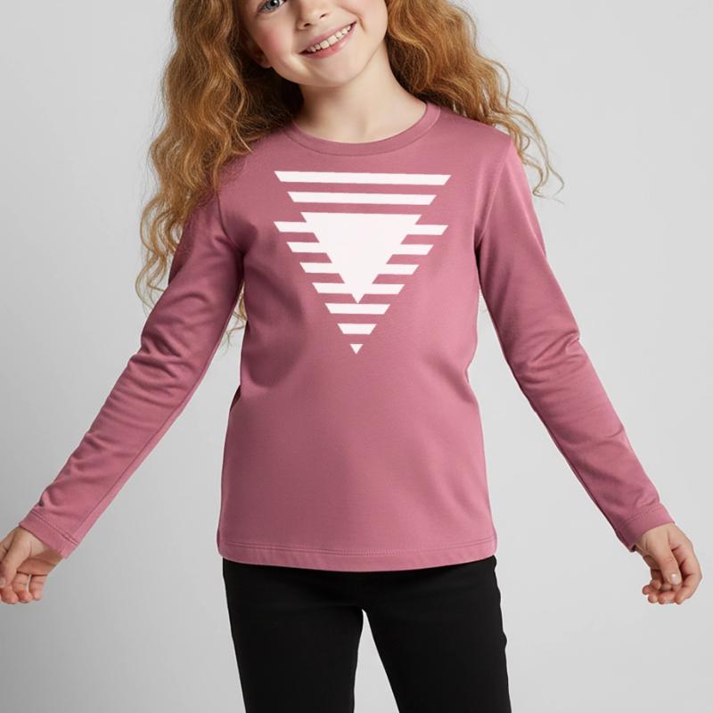 Stepped Triangular Prism Kids' Premium Longsleeve Shirt