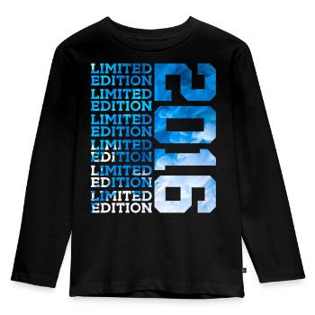 ÉDITION LIMITÉE 2016 10 ANS 10E ANNIVERSAIRE - T-shirt manches longues Premium Enfant - noir - Devant - AI Model Kid Male (0cm)