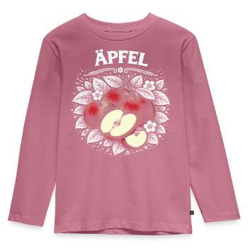 Nature morte Apple Noir & Blanc Vintage - T-shirt manches longues Premium Enfant - mauve - Devant - AI Model Kid Female (0cm)