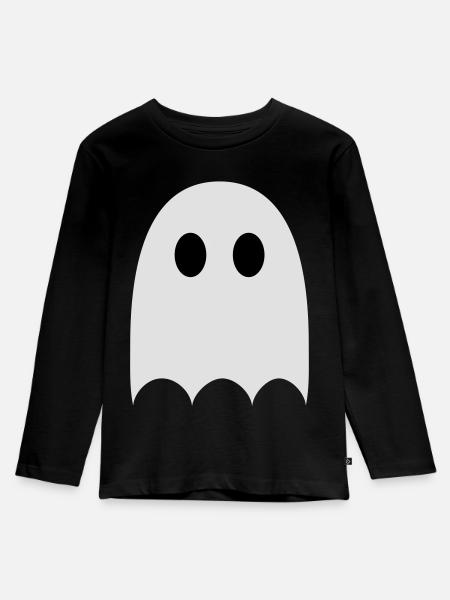 ghost - Kids' Premium Longsleeve Shirt - black