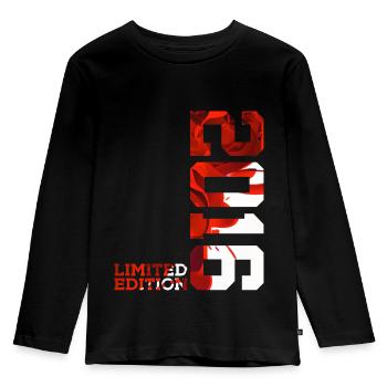 10E ANNIVERSAIRE 10 ANS ÉDITION LIMITÉE 2016 - T-shirt manches longues Premium Enfant - noir - Devant - AI Model Kid Male (0cm)