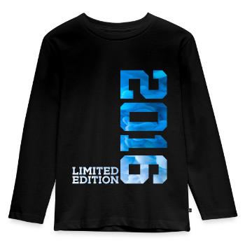 10E ÉDITION LIMITÉE DU 10E ANNIVERSAIRE 2016 - T-shirt manches longues Premium Enfant - noir - Devant - AI Model Kid Male (0cm)