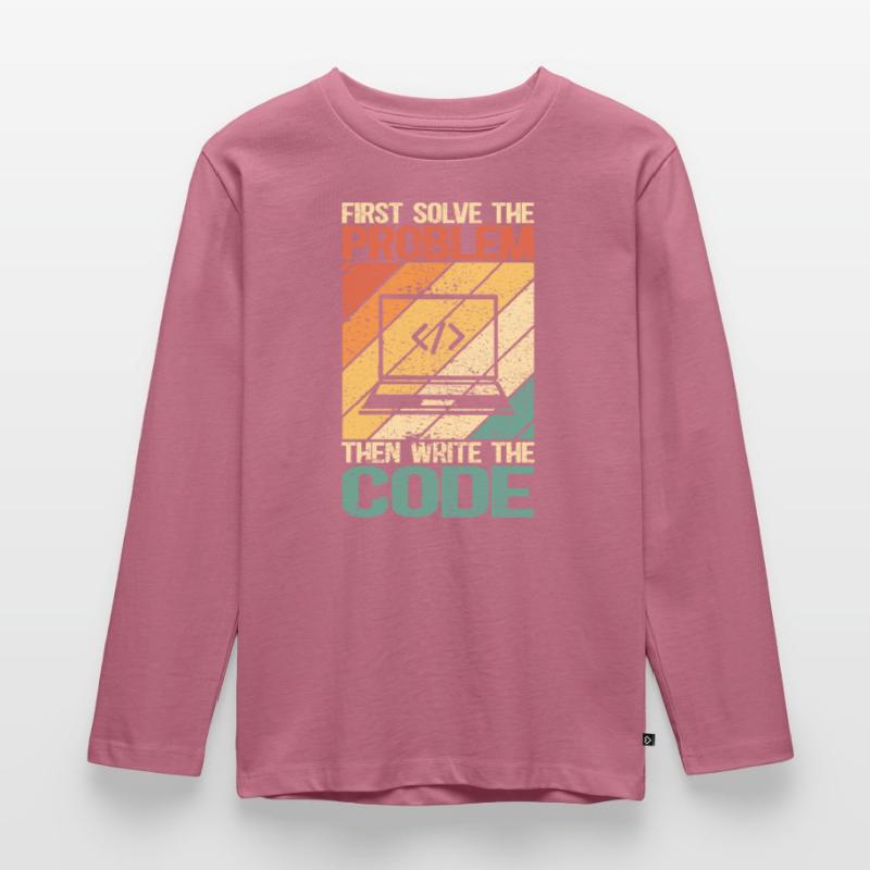 Programmierer Software-Entwickler | programmieren Kinder Premium Bio Langarmshirt