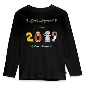 Little Legend 2019 - Cute Edition with animal numbers - Kids' Premium Longsleeve Shirt - black - Front - AI Model Kid Male (0cm)