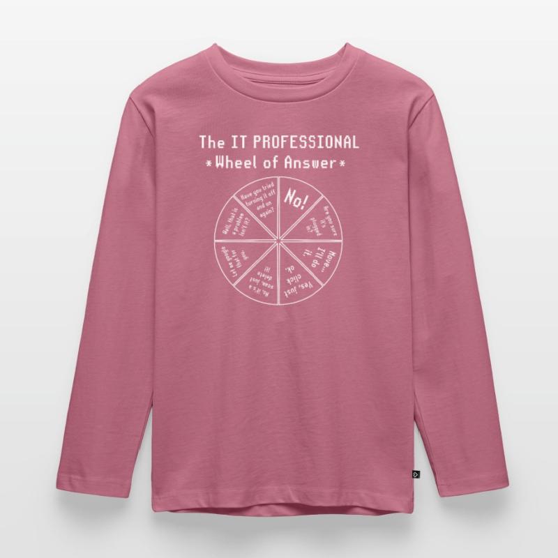 The IT Professional Computer Software Programmer Kinder Premium Bio Langarmshirt