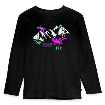 Bloc Bloc - T-shirt manches longues Premium Enfant - noir - Devant - AI Model Kid Male (0cm)