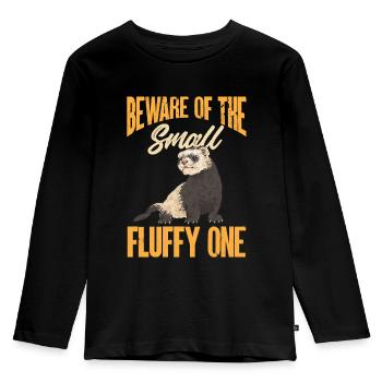 Ferret Owner Ferret - Kids' Premium Longsleeve Shirt - black - Front - AI Model Kid Male (0cm)