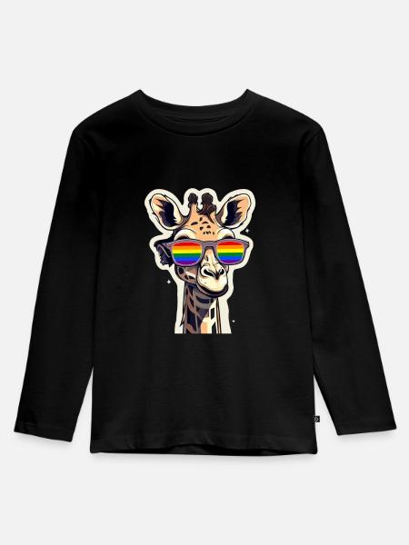 LGBTQ Pride Month - Kinder Premium Bio Langarmshirt - Schwarz