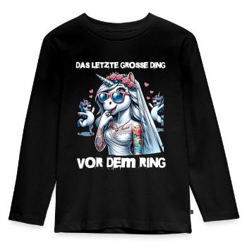 Bachelor Party Bride Hen Party Rumbling Women - Kids' Premium Longsleeve Shirt - black - Front - AI Model Kid Male (0cm)