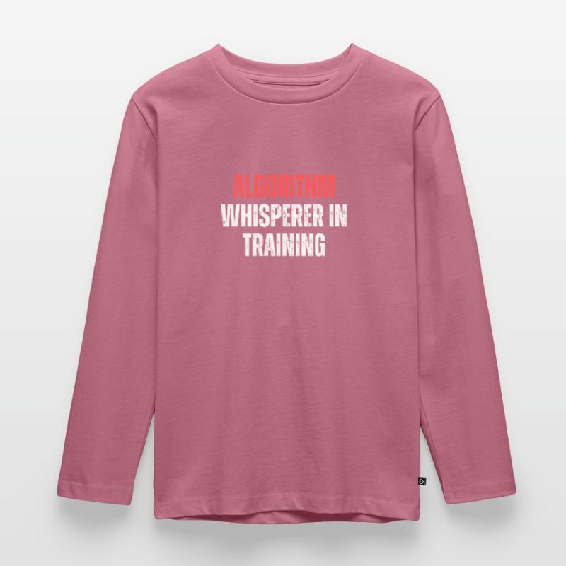 Algorithm Whisperer In Training Funny Coding Tech Kids' Premium Longsleeve Shirt