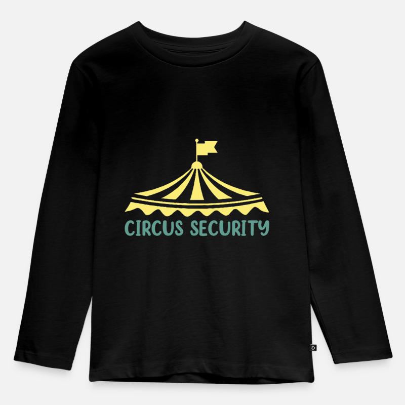 Circus security - Kids' Premium Longsleeve Shirt - black