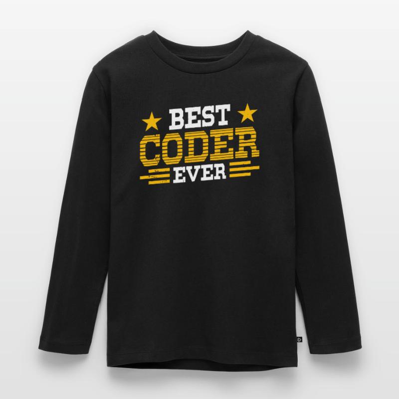 Best Programmer ever Code Coder Coding Kids' Premium Longsleeve Shirt