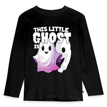 This little pest is 9 - nine years old - 9. - Kids' Premium Longsleeve Shirt - black - Front - AI Model Kid Male (0cm)