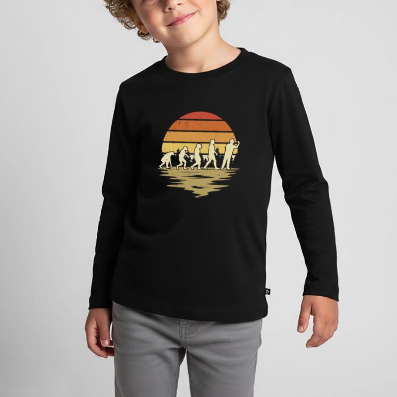 Dart Evolution Darter Darts Kids' Premium Longsleeve Shirt