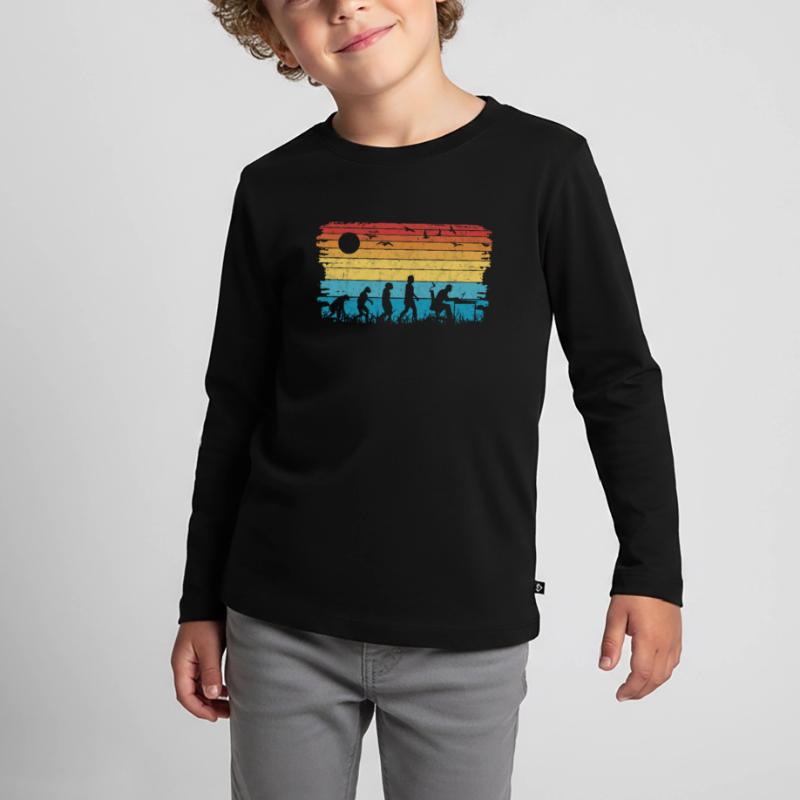 Computer Scientist Evolution Programmer Nerd Kids' Premium Longsleeve Shirt