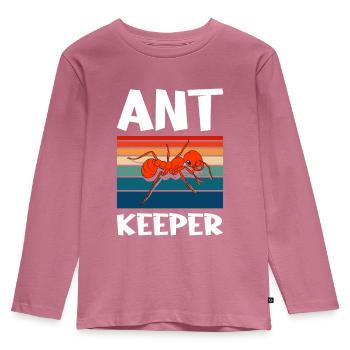 Fourmis fourmilières d’élevage de fourmis - T-shirt manches longues Premium Enfant - mauve - Devant - AI Model Kid Female (0cm)