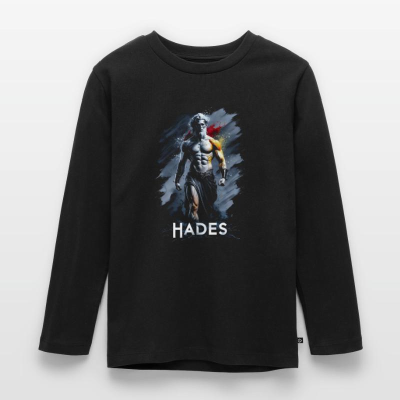Ade mitologia greca dio Maglia a maniche lunghe ecologica premium per bambini