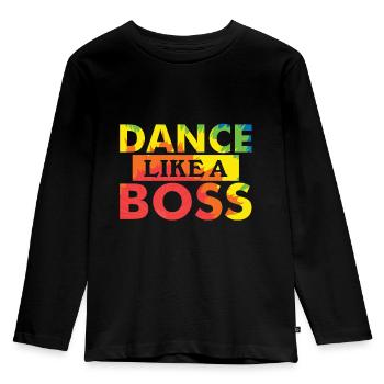 Hip-hop - T-shirt manches longues Premium Enfant - noir - Devant - AI Model Kid Male (0cm)