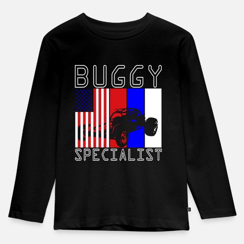 Buggy de plage de Dune - T-shirt manches longues Premium Enfant - noir