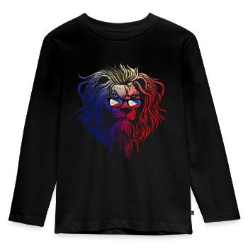 Philippines - T-shirt manches longues Premium Enfant - noir - Devant - AI Model Kid Male (0cm)
