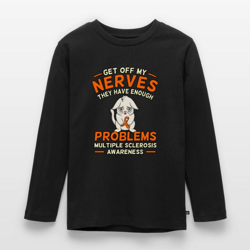 Graphic on sensitization for multiple sclerosis Kids' Premium Longsleeve Shirt