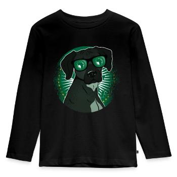 Union africaine - T-shirt manches longues Premium Enfant - noir - Devant - AI Model Kid Male (0cm)