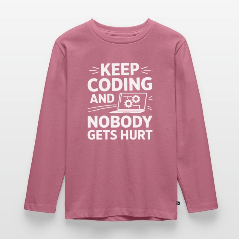 Administrator Support Nerd Computer Tech Kinder Premium Bio Langarmshirt