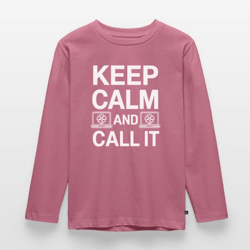 Administrator Support Nerd Computer Tech Kinder Premium Bio Langarmshirt