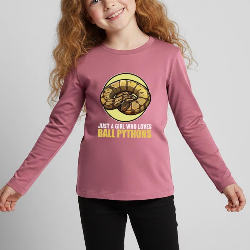 Ball Python Königspythons Königspython Kinder Premium Bio Langarmshirt