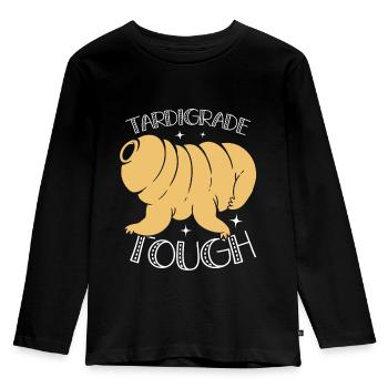 Tardigrades Mousse Robuste Porcelet Science Tardigrades - T-shirt manches longues Premium Enfant - noir - Devant - AI Model Kid Male (0cm)