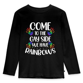 Pride Gay Sexual Diversity Gay Pride - Kids' Premium Longsleeve Shirt - black - Front - AI Model Kid Male (0cm)