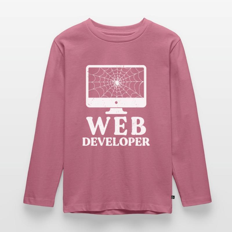 Web Developer Website Development IT Programmer Kids' Premium Longsleeve Shirt
