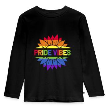 Pride Gay Sexual Diversity Gay Pride - Kids' Premium Longsleeve Shirt - black - Front - AI Model Kid Male (0cm)