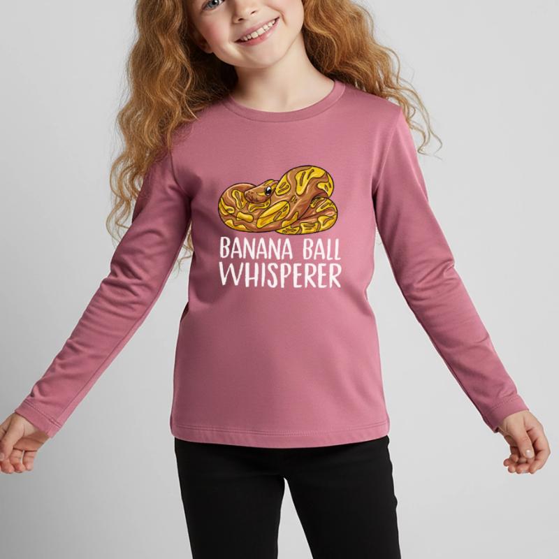 banana ball whisperer Design for a python Kids' Premium Longsleeve Shirt