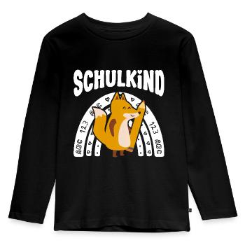 Enfant scolaire 2026 - Inscription en première année - Süßer - T-shirt manches longues Premium Enfant - noir - Devant - AI Model Kid Male (0cm)